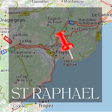 Cocoon Horizsky Studio-sleeps 2-terrace-wifi-ac * Сен-Рафаэль